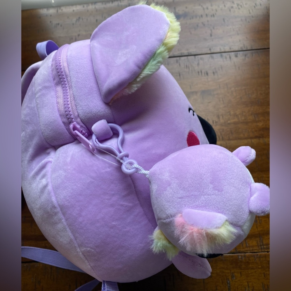 •NWT•Smoochy Pals Girls Plush Koala Backpack with Keychain - Picture 3 of 6